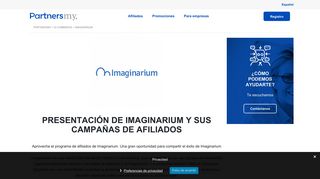 
                            6. Campañas de Afiliados con Imaginarium. CPA 5% - PartnersMy