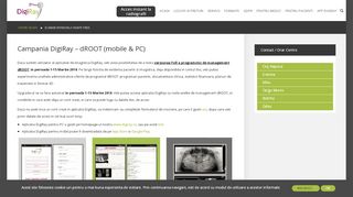 
                            5. Campania DigiRay – dROOT (mobile & PC) - digiray.ro