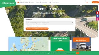 
                            3. Campercontact: Wohnmobilstellplätze | Alle Stellplätze in Europa