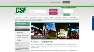 
                            9. Campinas - Unidade Swift | USF - Universidade São Francisco