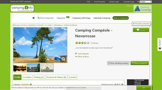 
                            4. Camping Campéole - Navarrosse - Camping Guide