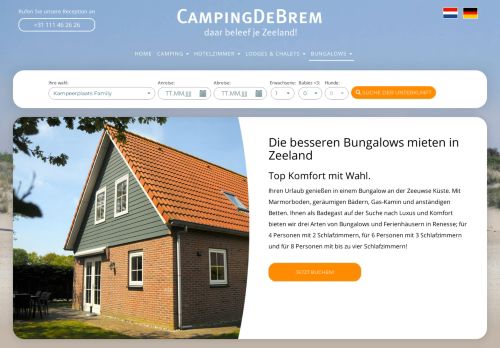 
                            4. Camping de Brem | Bungalows und Ferienhäuser | Camping Renesse