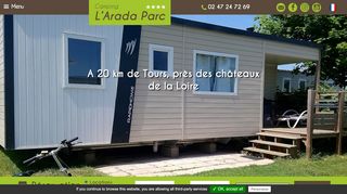 
                            9. Camping Indre et Loire - ᐃ L'ARADA PARC **** - Camping châteaux ...