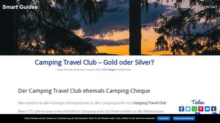 
                            7. Camping Travel Club - Gold oder Silver? - Smart Guides