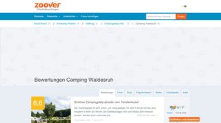 
                            4. Camping Waldesruh in Haffkrug Deutschland 4.0 Bewertungen | Zoover