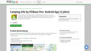 
                            12. Camping.Info by POIbase Pro+ Android App (3 Jahre) - Apps