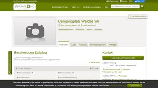 
                            13. Campingplatz Waldesruh | Wohnmobilstellplatz in Deutschland