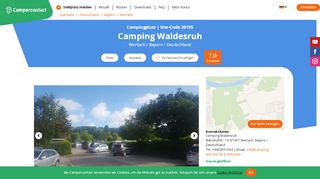 
                            11. Campingplatz Wertach ( Camping Waldesruh ) | Campercontact