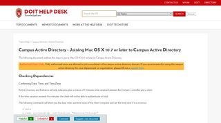 
                            9. Campus Active Directory - WISC KB