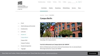 
                            4. Campus Berlin: HMKW Hochschule für Medien, Kommunikation und ...