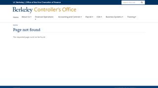 
                            3. Campus Business Systems - Controller's Office - UC Berkeley
