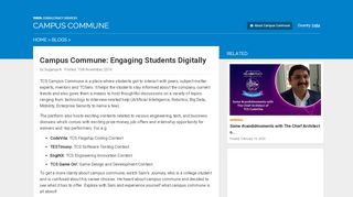 
                            5. Campus Commune: Engaging Students Digitally | TCS Campus ...