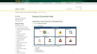 
                            12. Campus Connection - Contact Information | One Stop | NDSU