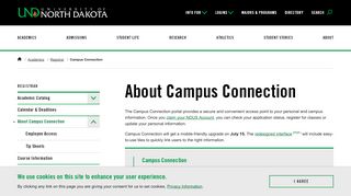 
                            1. Campus Connection | University of North Dakota - UND.edu