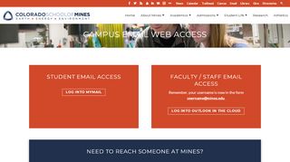 
                            10. Campus Email Web Access - Colorado School of Mines