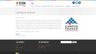 
                            10. Campus France | ESN France