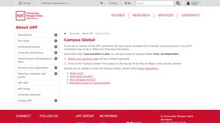 
                            8. Campus Global - About UPF (UPF)