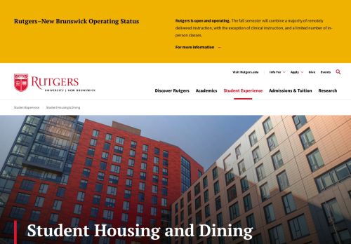 
                            6. Campus Housing | Rutgers University–New Brunswick