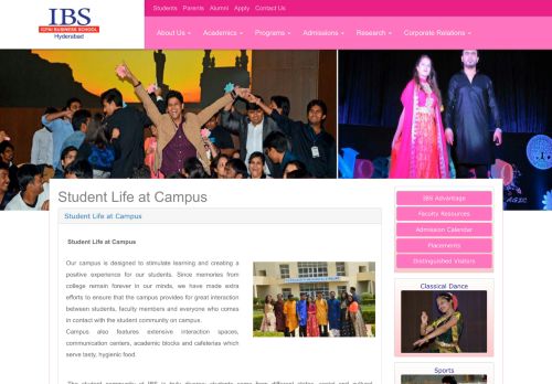 
                            6. Campus Life - IBS Hyderabad