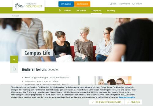 
                            5. Campus Life - SRH Hochschule für Gesundheit