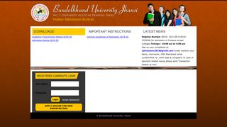 
                            13. Campus Login - Bundelkhand University, Jhansi