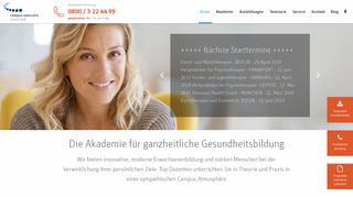 
                            1. campus naturalis: Berufsbegleitende Ausbildung und Seminare