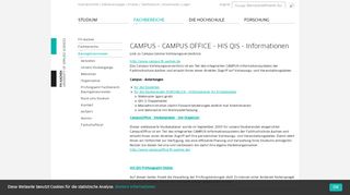 
                            2. campus office - campus - his qis - FH Aachen