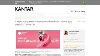 
                            13. Campus Party, Festival internazionale dell'innovazione e della ... - Tns