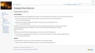 
                            7. Campus Proxy Servers - Chemical Engineering @ UP wiki