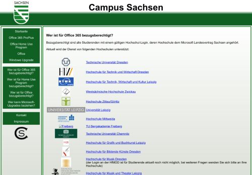 
                            1. Campus Sachsen - TU Dresden