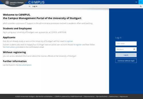 
                            8. Campus - Universität Stuttgart