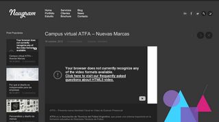 
                            13. Campus virtual ATFA – Nuevas Marcas | Nougram