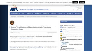 
                            4. Campus Virtual Colabiocli. Educación contínua de Posgrado en ...