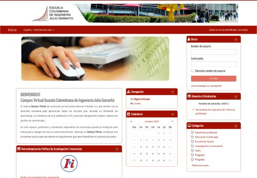 
                            13. Campus Virtual - Escuela Colombiana de Ingeniería