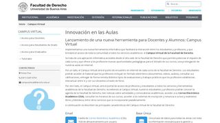 
                            10. Campus Virtual | Facultad de Derecho - Universidad de Buenos Aires