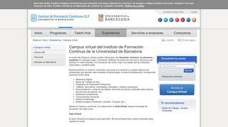 
                            3. Campus virtual | Instituto de Formación Continua de la Universidad de ...