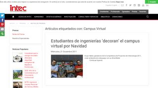 
                            7. Campus Virtual - Instituto Tecnológico de Santo Domingo - INTEC