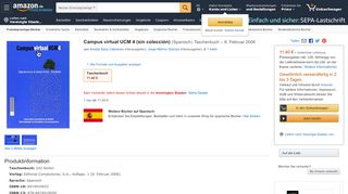 
                            6. Campus virtual UCM 4 (sin colección): Amazon.de: Amelia Sanz ...