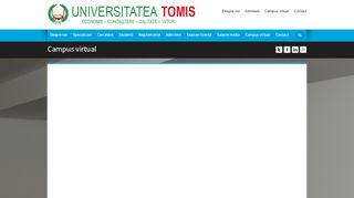 
                            12. Campus virtual | Universitatea Tomis Constanta