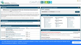 
                            10. campusboard - Hochschule Kaiserslautern