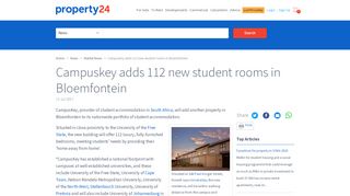 
                            2. Campuskey adds 112 new student rooms in Bloemfontein - Market ...