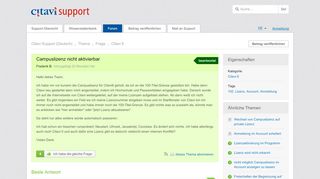 
                            9. Campuslizenz nicht aktivierbar - Citavi Support