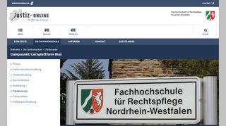 
                            8. Campusnet/Lernplattform Ilias - Fachhochschule für Rechtspflege ...