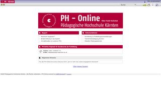 
                            11. - CAMPUSonline - PH-Online - Pädagogische Hochschule Kärnten ...