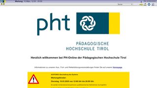 
                            2. - CAMPUSonline - PH-Online - Pädagogische Hochschule Tirol