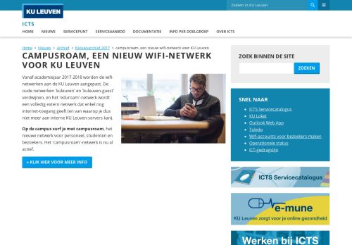 
                            12. campusroam, een nieuw wifi-netwerk voor KU Leuven – ICTS - Diensten