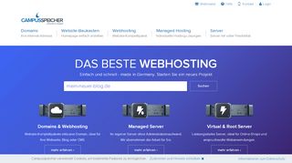 
                            3. Campusspeicher GmbH - Webhosting, Server, Domains u. Homepage