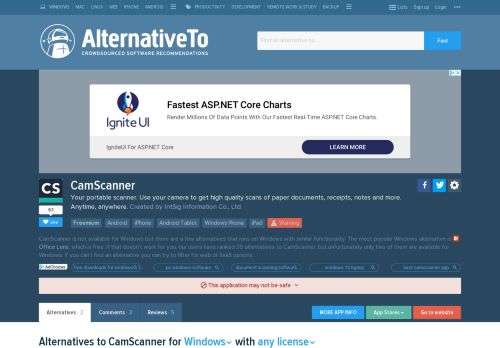 
                            10. CamScanner Alternatives for Windows - AlternativeTo.net