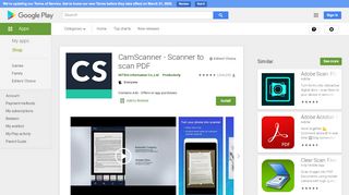 
                            3. CamScanner - Phone PDF Creator - Apps on Google Play