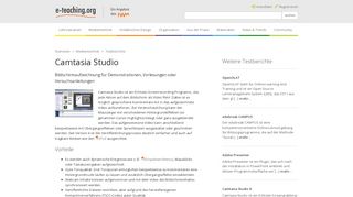 
                            12. Camtasia Studio — e-teaching.org